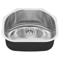  Portsmouth Stainless Steel Undermount - Single Bowl Kitchen Sink - Stainless Steel