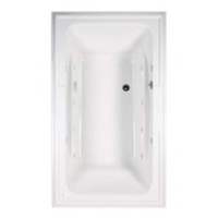  Town Square 72" x 42" Whirlpool Bath - White