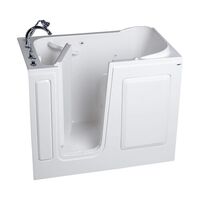  509 Value Series Unique Size Whirlpool Bath - White