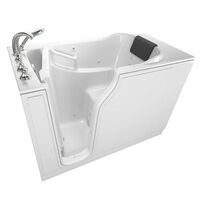  109 Premium Series Unique Size Whirlpool Bath - White
