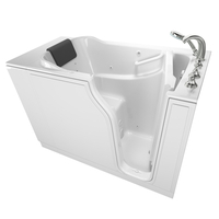  109 Premium Series Unique Size Whirlpool Bath - White