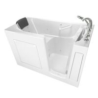  109 Premium Series Unique Size Whirlpool Bath - White