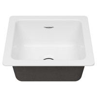  Delancey White/Color Undermount - Single Bowl Kitchen Sink - Brilliant White