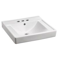  Decorum Wall Hung Bathroom Sink - White