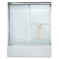  FRAMED SHOWER DOORS Shower Door - Sliding Shower Door - Brushed Nickel