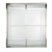  FRAMED SHOWER DOORS Shower Door - Sliding Shower Door - Brushed Nickel