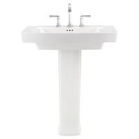  Townsend Pedestal Bathroom Sink - Brushed Nickel