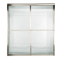  FRAMED SHOWER DOORS Shower Door - Sliding Shower Door - Brushed Nickel