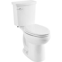  H2Option Two Piece Toilet - White