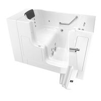  105 Premium Series Unique Size Whirlpool Bath - White