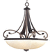 Maxim M21077FLRB Rustic Burnished Up Light Pendant