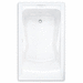 American Standard A2422VC020 White 60'' x 32'' Whirlpool Bath