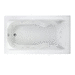 American Standard A2774018WC020 White 72" x 42" Whirlpool Bath