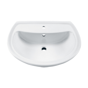 A0236001020 Cadet Pedestal Basin Part - White