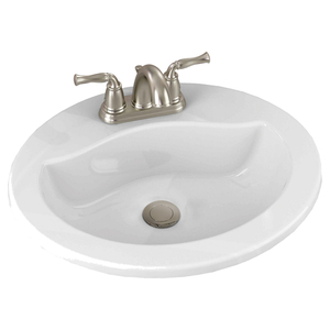 A0236004020 Cadet Pedestal Basin Part - White