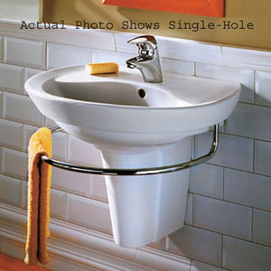 A0268888020 Ravenna Wall Hung Bathroom Sink - White A0268888020 Ravenna Wall Hung Bathroom Sink - White