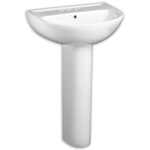 A0467400020 Evolution Pedestal Bathroom Sink - White