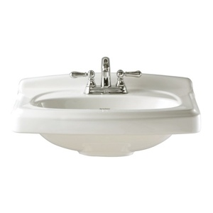 A0555108020 Portsmouth Pedestal Basin Part - White