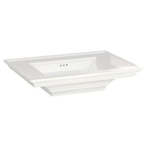 A0297004020 Town Square S Pedestal Basin Part - White