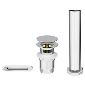 A1582200002 Studio S Tub / Shower Drain Bathroom Accessory - Chrome A1582200002 Studio S Tub / Shower Drain Bathroom Accessory - Chrome