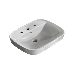 A1642008020 Aspirations Self Rimming Bathroom Sink - White