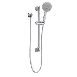 A1662551002 Rain Hand Held Shower - Slide Bar Mount Shower Accessory - Polished Chrome