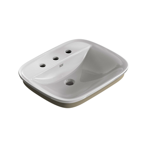 A1721008020 Aspirations Self Rimming Bathroom Sink - White