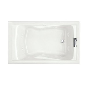 A2771VC020 Evolution 60'' x 36'' Whirlpool Bath - White