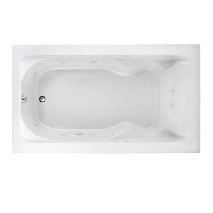 A2774018WC020 Cadet 72" x 42" Whirlpool Bath - White