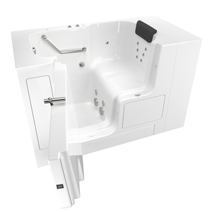 A3252OD105WLWPC Walk In Unique Size Whirlpool Bath - White