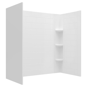 A3962BWT60020 Princeton Pro Tub Wall Kit Tub/Shower Wall Kit - White