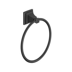 A7455190243 Town Square S Towel Ring Bathroom Accessory - Matte Black