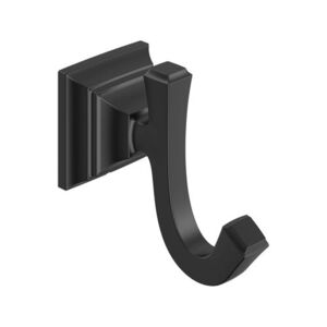 A7455210243 Town Square S Robe Hook Bathroom Accessory - Matte Black