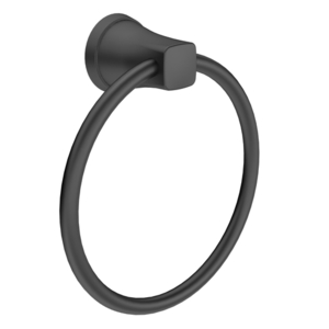 A7617190243 Glenmere Towel Ring Bathroom Accessory - Matte Black