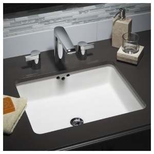 A0315000020 Boxe Undermount Style Bathroom Sink - White