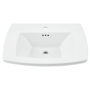 A0445001020 Edgemere Pedestal Basin Part - White