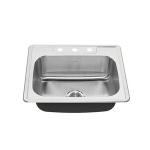 A20SB8252283S075 Colony Stainless Steel Single Bowl Kitchen Sink - Stainless Steel