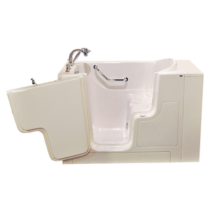 A3052OD709SLLPC 709 Value Series Unique Size Soaking Tub - Linen/Polished Chrome