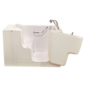 A3052OD709SRLPC 709 Value Series Unique Size Soaking Tub - Linen/Polished Chrome