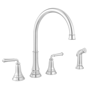 A4279701002 Delancey Two-Handle Kitchen Faucet - Polished Chrome A4279701002 Delancey Two-Handle Kitchen Faucet - Polished Chrome