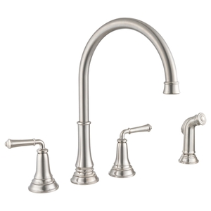 A4279701075 Delancey Two-Handle Kitchen Faucet - Stainless Steel