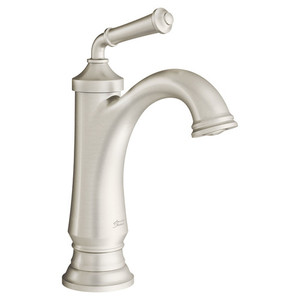 A7052107295 Delancey Single Hole Bathroom Faucet - Brushed Nickel A7052107295 Delancey Single Hole Bathroom Faucet - Brushed Nickel
