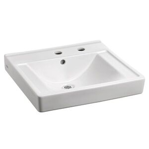 A9024011EC020 Decorum Wall Hung Bathroom Sink - White