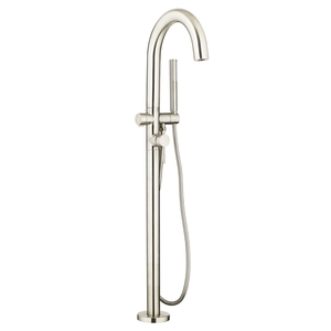 AT064951295/AR950 Contemporary Freestanding Tub Faucet - Brushed Nickel AT064951295/AR950 Contemporary Freestanding Tub Faucet - Brushed Nickel