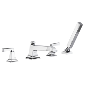 AT455901002/AR910 Town Square S Deck Mount With Handshower Tub Faucet - Polished Chrome