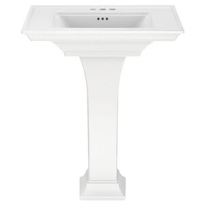 A0297400020 Town Square S Pedestal Bathroom Sink - White