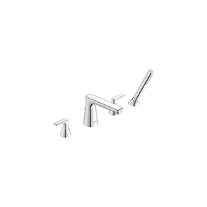 AT061901002 Aspirations Deck Mount With Handshower Tub Faucet - Chrome