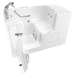 American Standard A3252OD709CLWPC White Unique Size Combination Tub