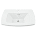 American Standard A0445001020 White Pedestal Basin