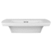 American Standard A0445004020 White Pedestal Basin